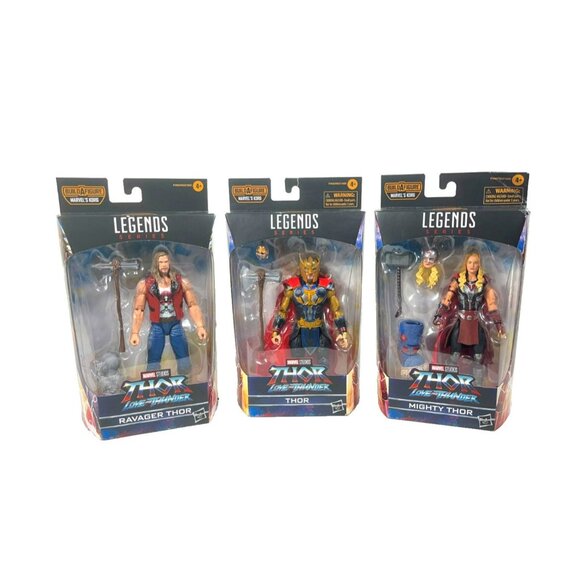 Marvel Studios Legends Series THOR Love And Thunder 6" Build A Figure Set Of 3 - Picture 1 of 11